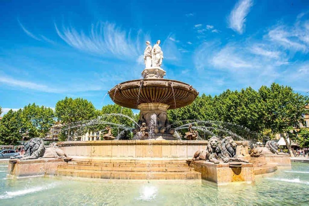 Appartement Avec Deux Chambres Centre Ville Aixois Aix-en-Provence Exterior foto